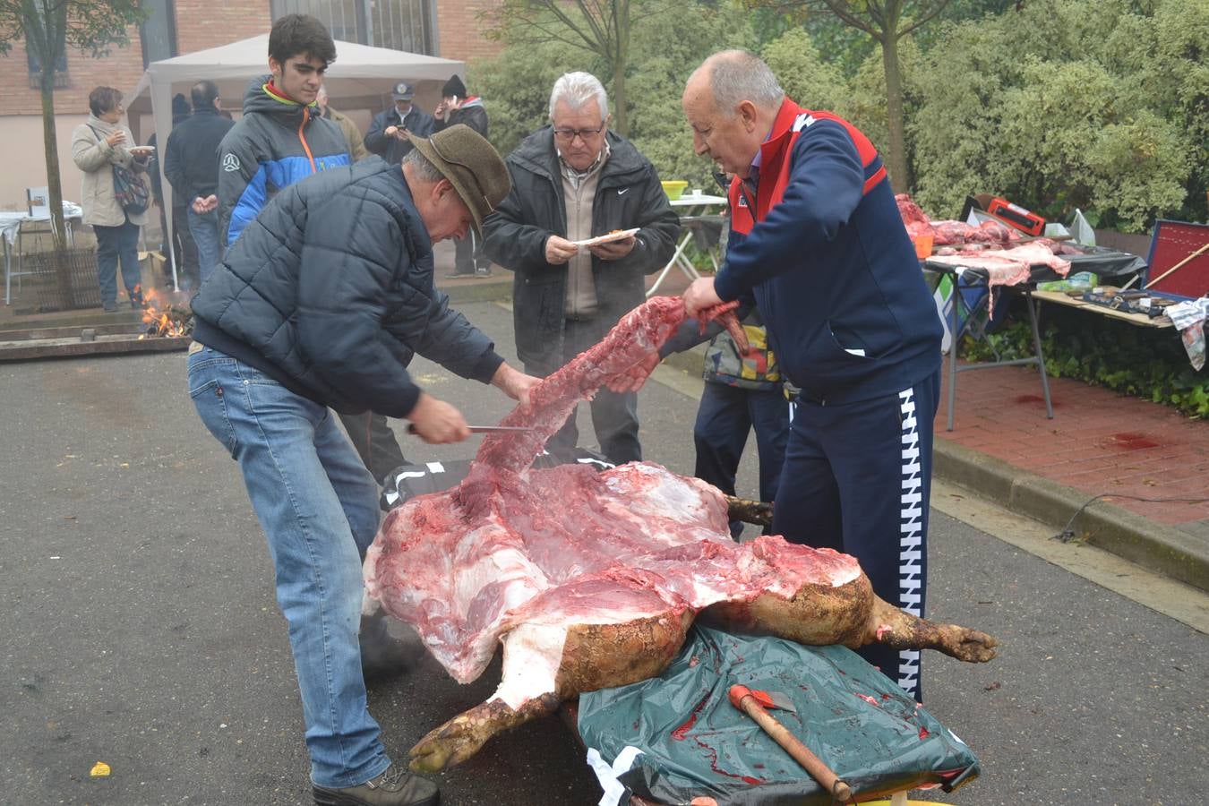 Celebración de la matanza extremeña en Ventosa