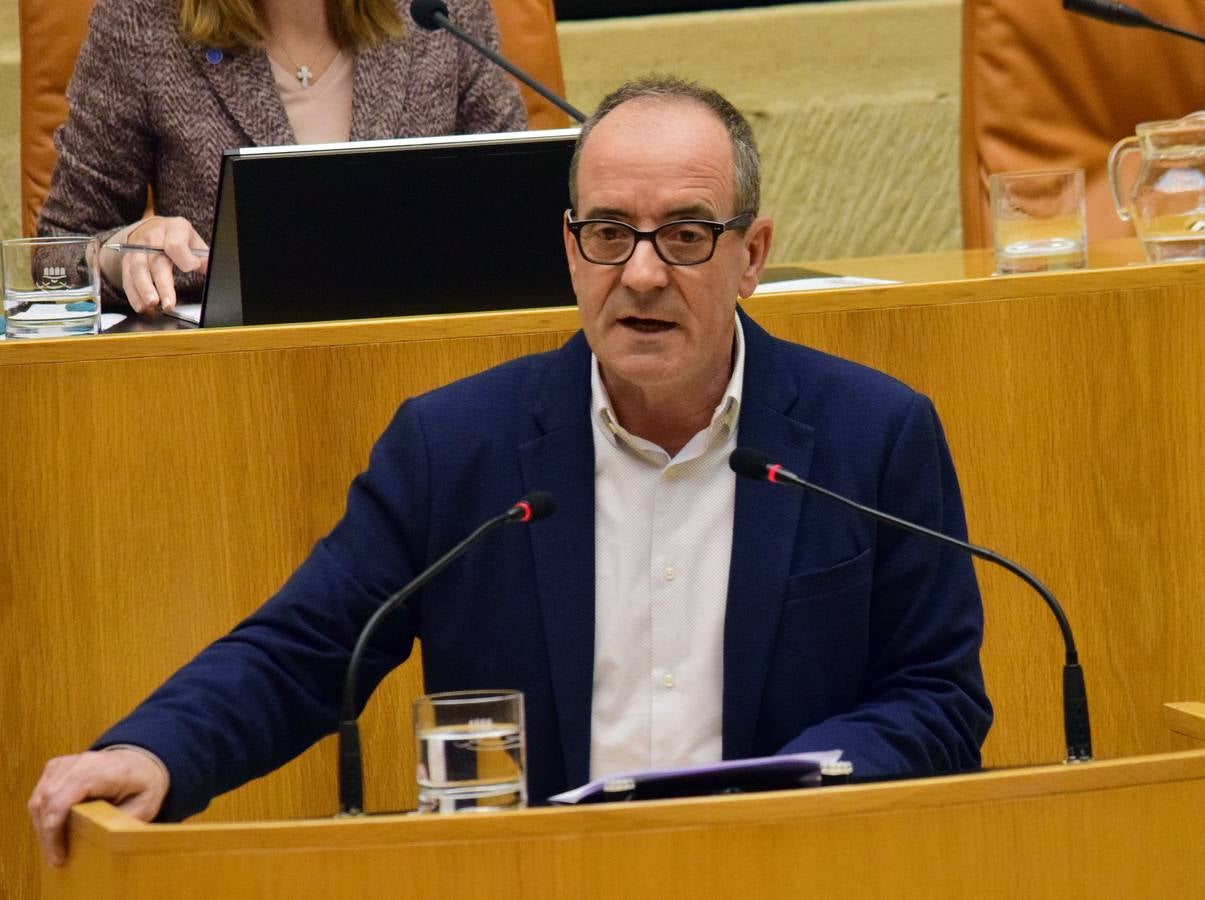 Una mañana en el Pleno del Parlamento riojano