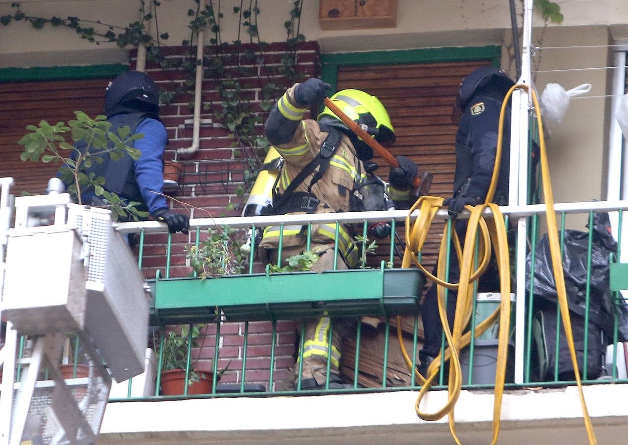 Tenso desahucio en Logroño