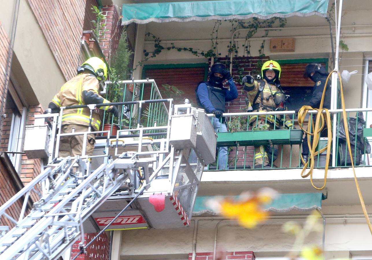 Tenso desahucio en Logroño