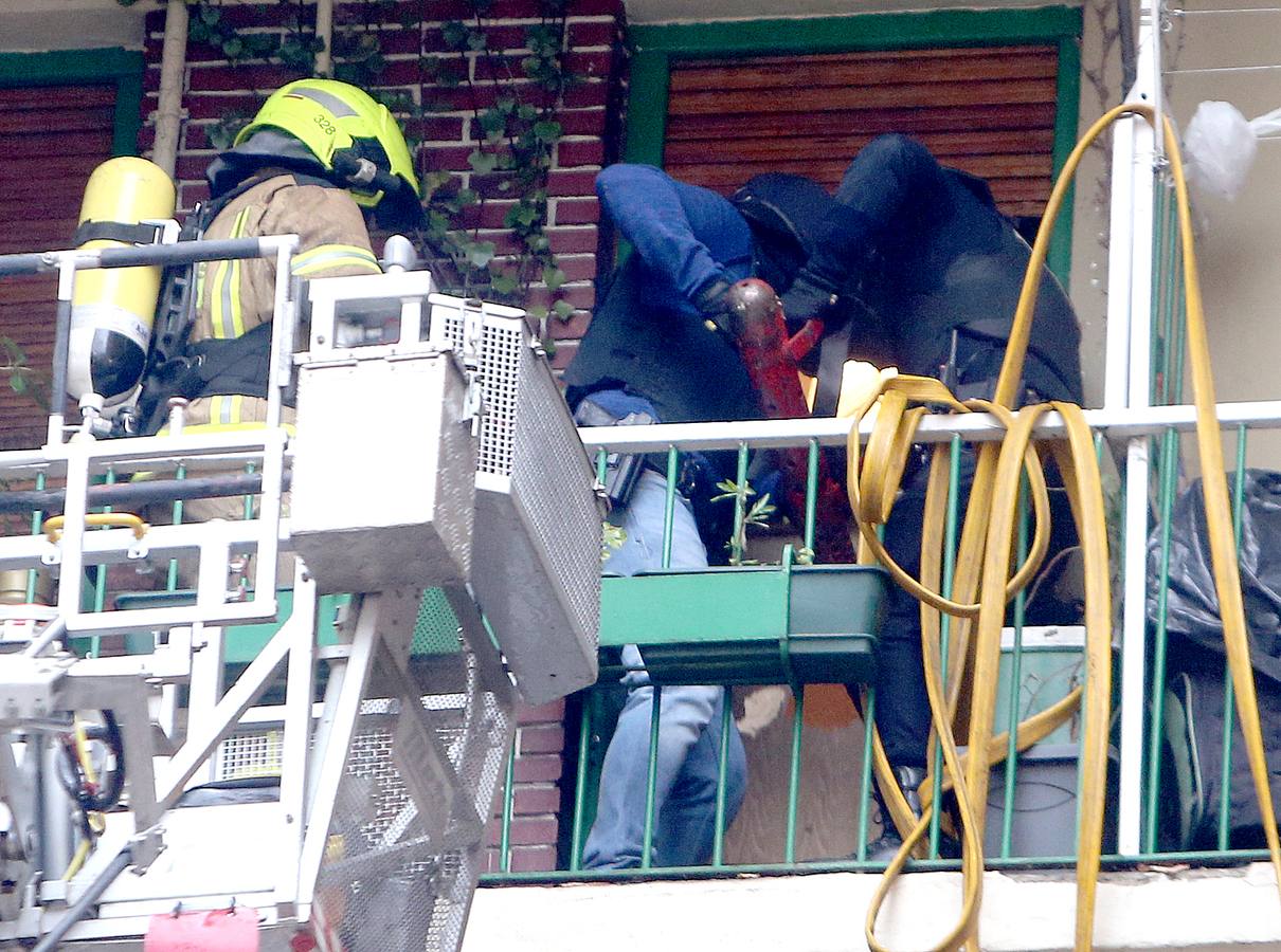 Tenso desahucio en Logroño