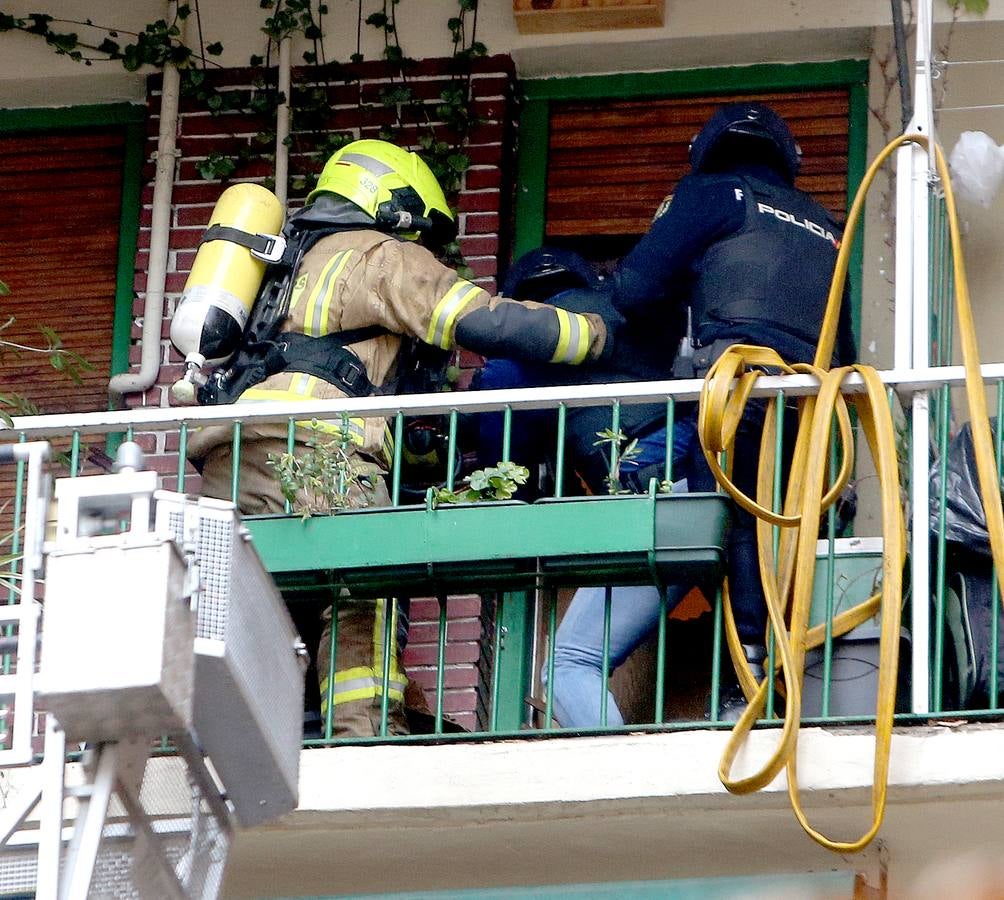 Tenso desahucio en Logroño