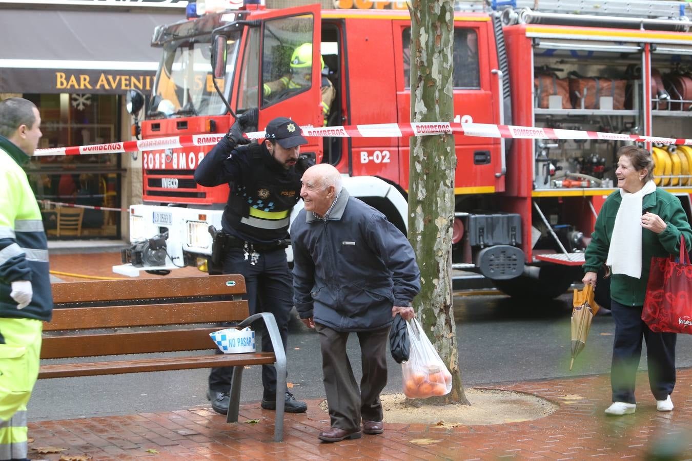 Tenso desahucio en Logroño