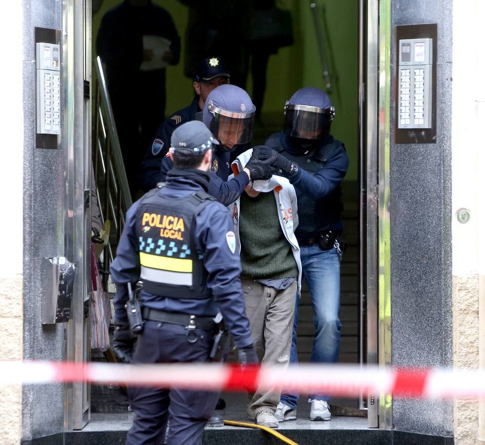 Tenso desahucio en Logroño