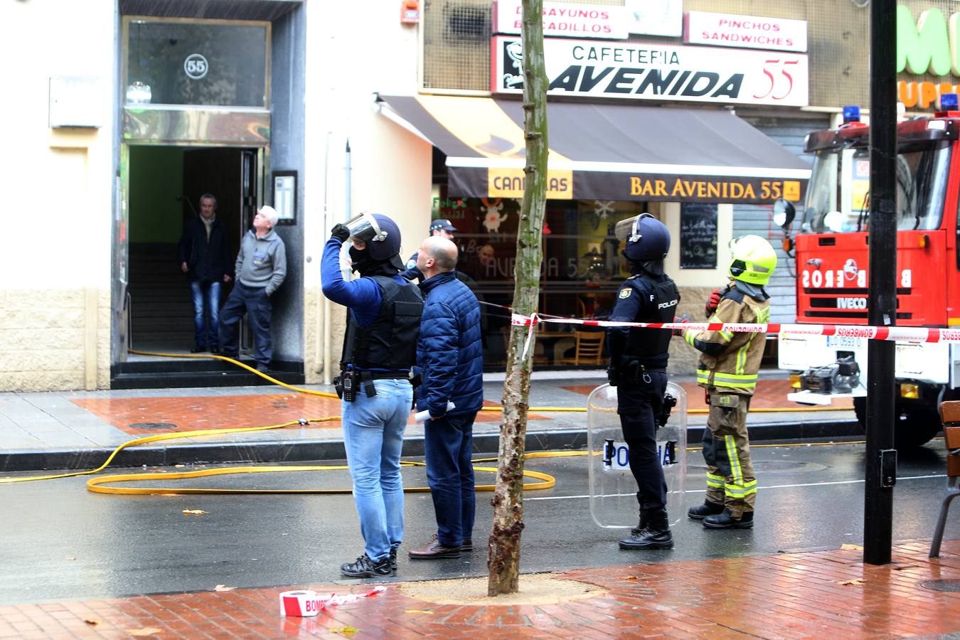 Tenso desahucio en Logroño