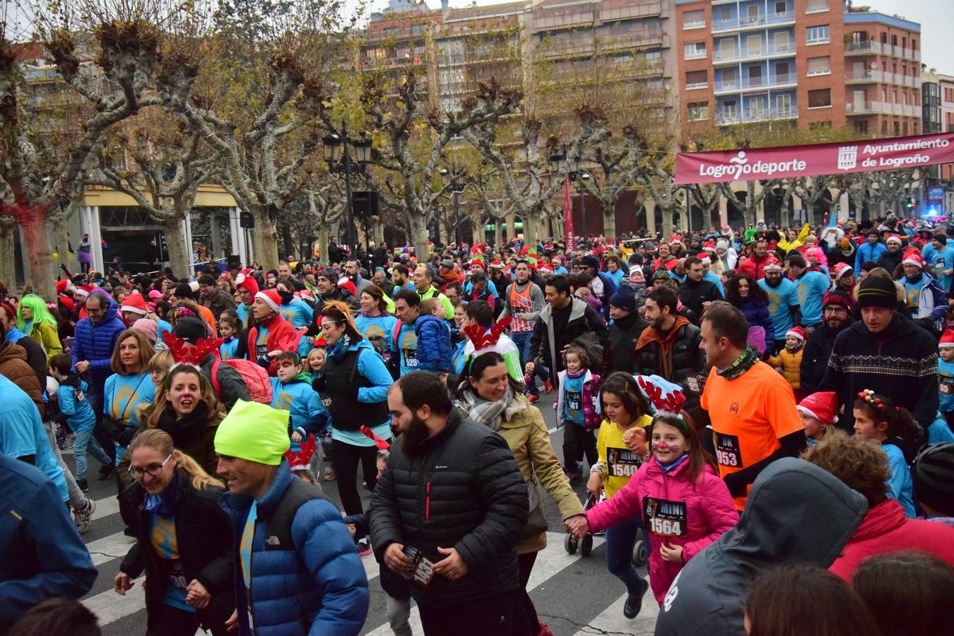 San Silvestre infantil en Logroño