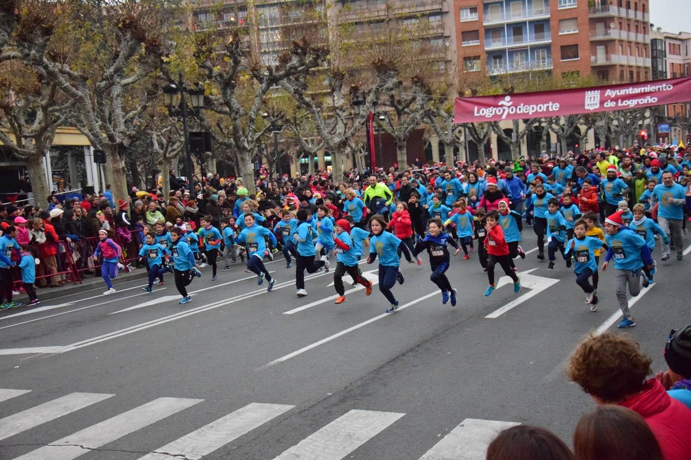 San Silvestre infantil en Logroño