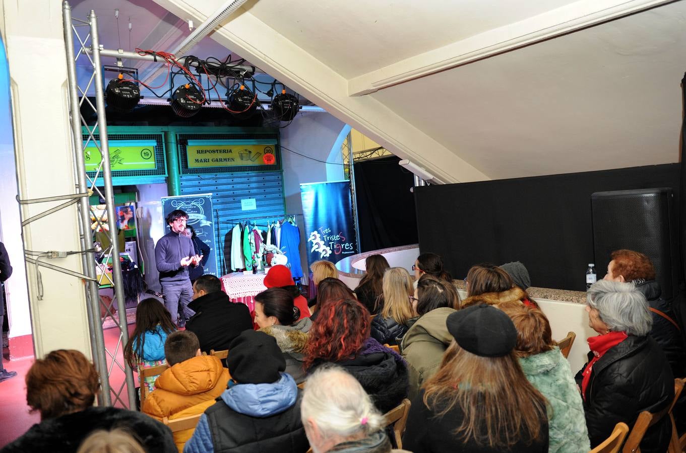 El Mercado de San Blas, escenario del Teatro de Abastos de Tres, tristes, tigres