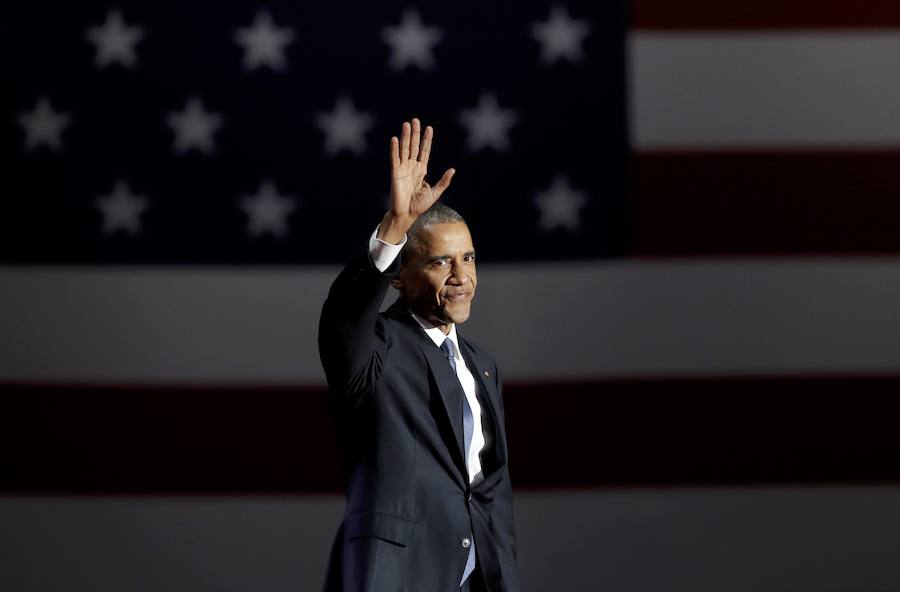 Obama dice adiós en Chicago, el lugar donde todo empezó