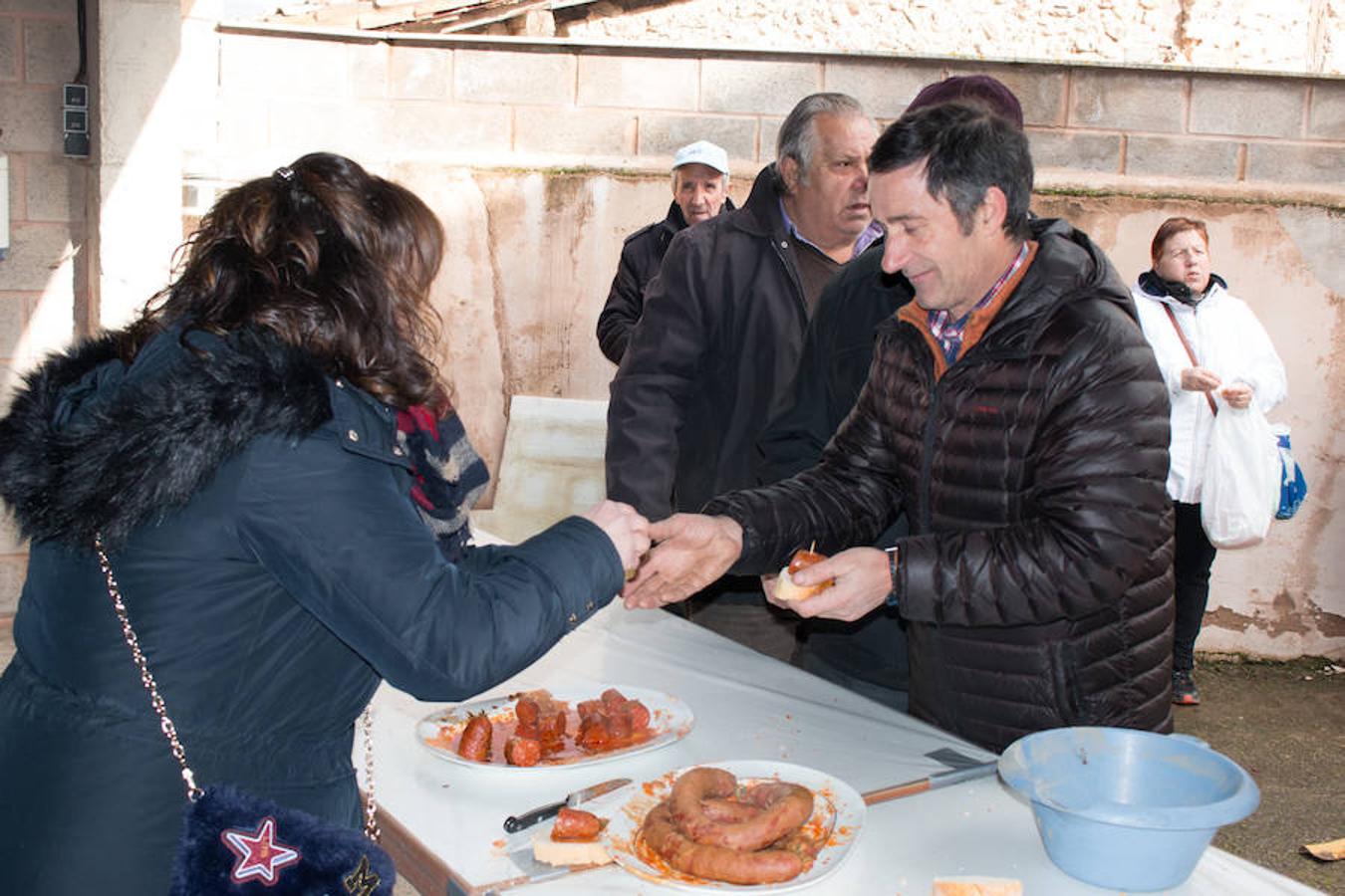 Reparto de habas en Ojacastro