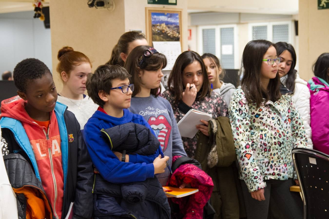 Los alumnos de 6º A del CEIP Las Gaunas visitan la multimedia de Diario LA RIOJA