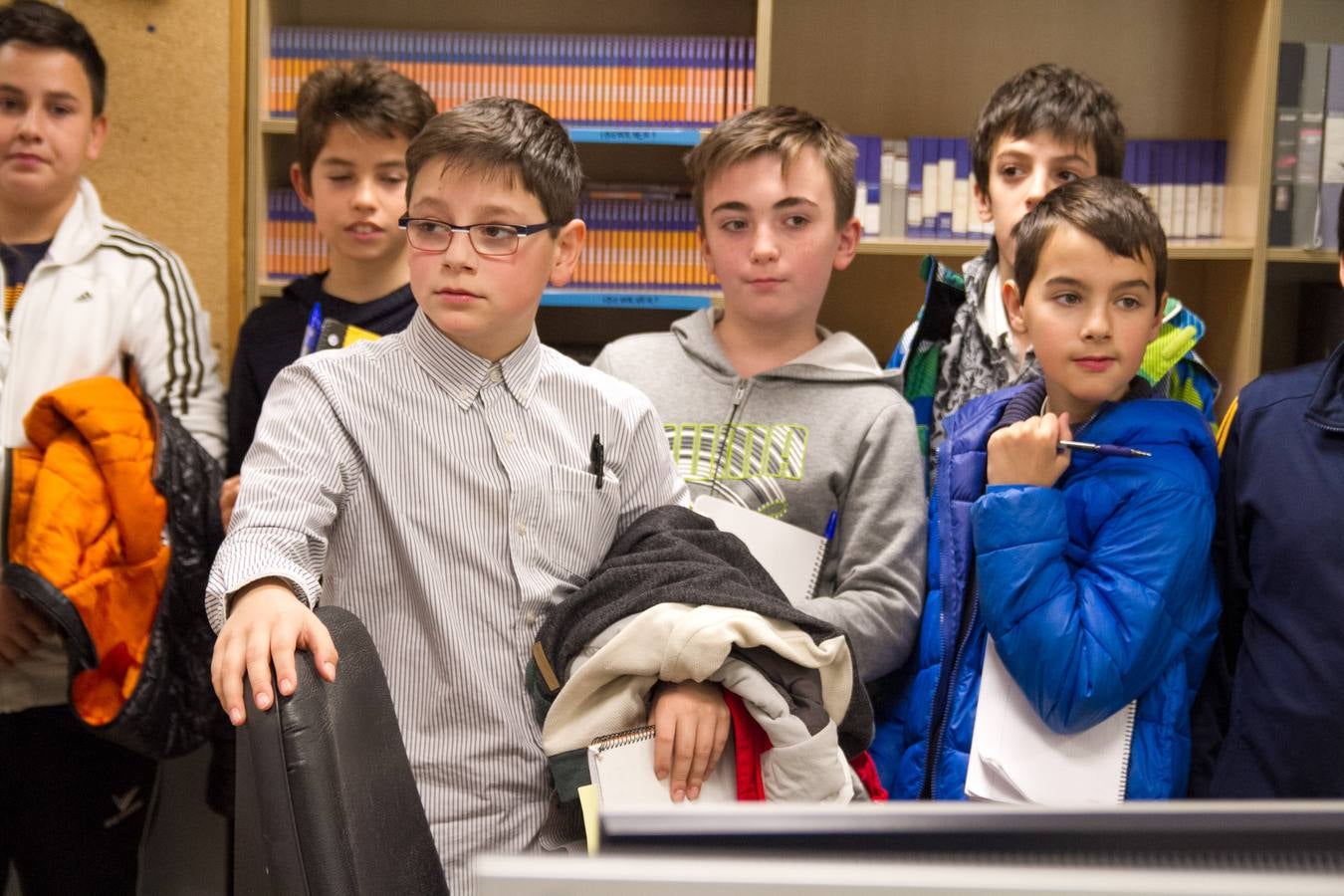 Los alumnos de 6º A del CEIP Las Gaunas visitan la multimedia de Diario LA RIOJA