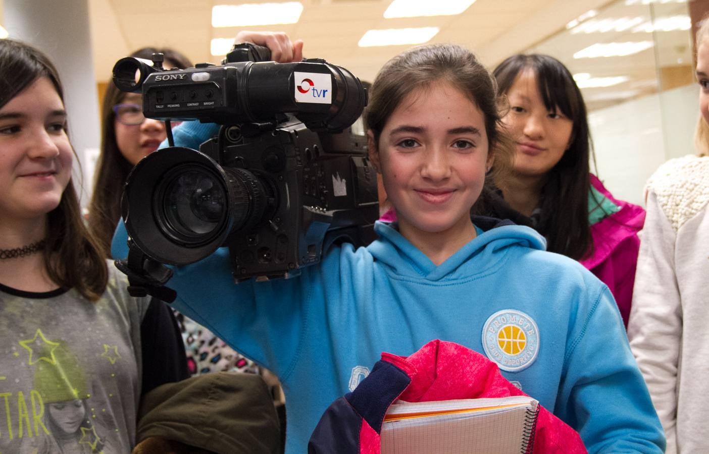Los alumnos de 6º A del CEIP Las Gaunas visitan la multimedia de Diario LA RIOJA