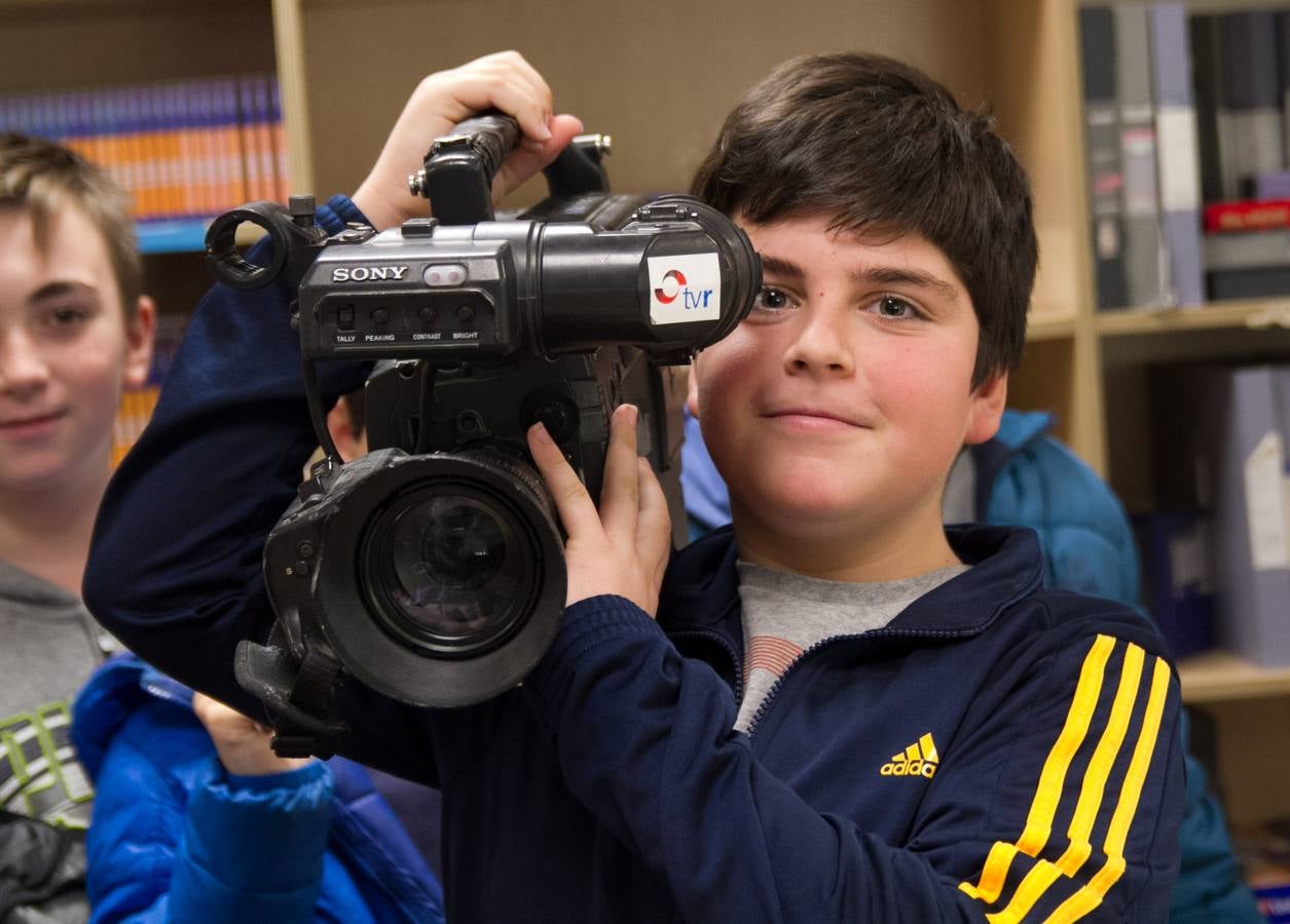 Los alumnos de 6º A del CEIP Las Gaunas visitan la multimedia de Diario LA RIOJA