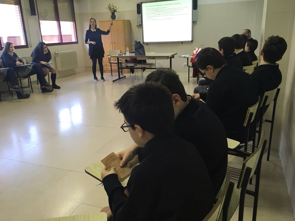 Charlas &#039;Salud, nutrición y deporte&#039; en el colegio Agustinas de Logroño