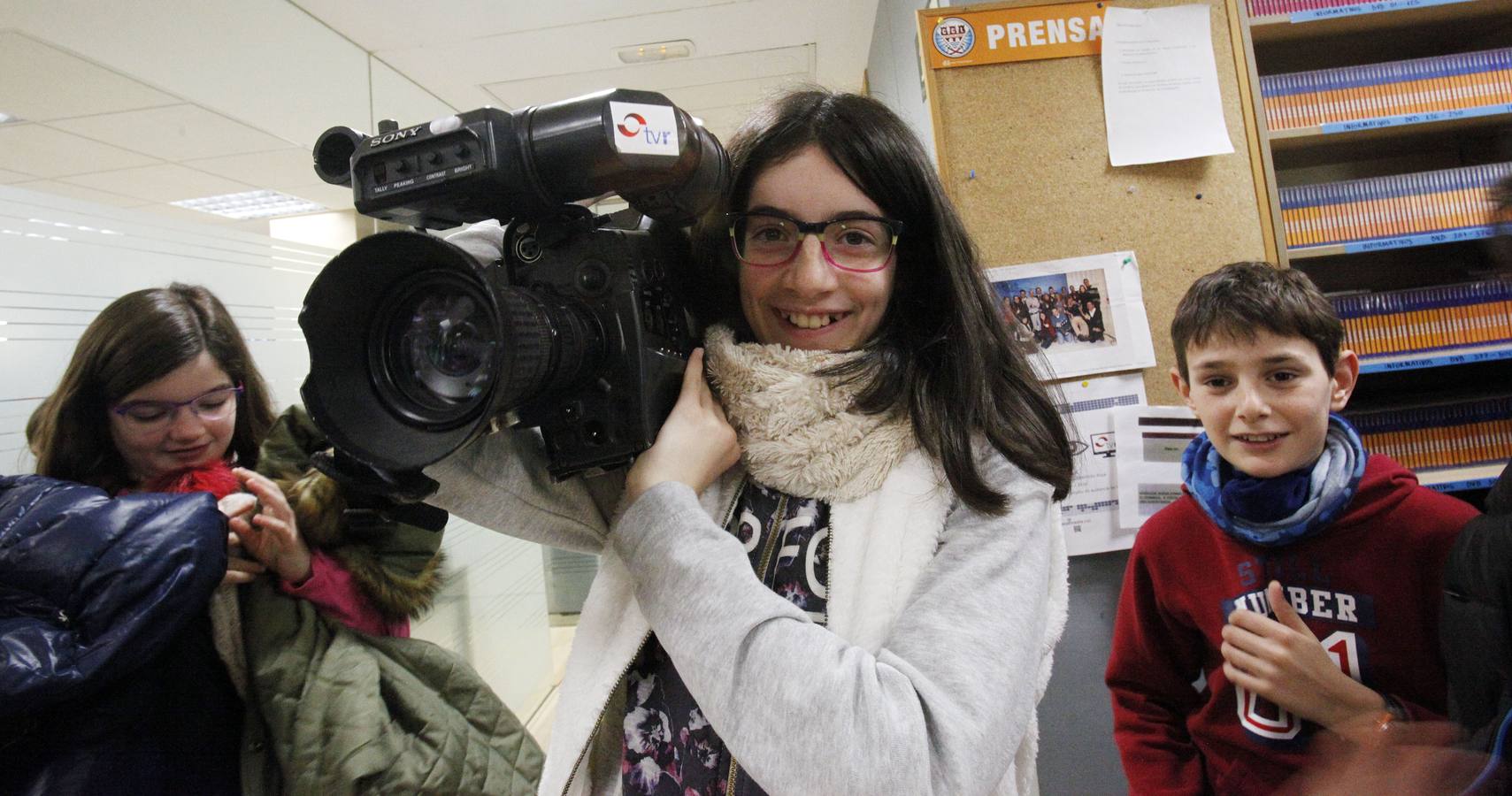 Los alumnos de 6º B del Ceip Las Gaunas de Logroño visitan la multimedia de Diario LA RIOJA