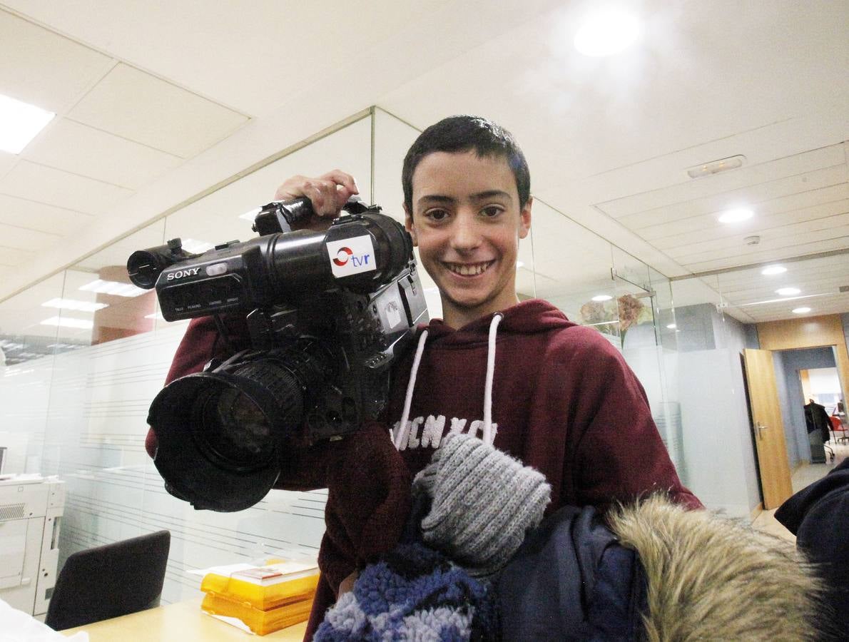 Los alumnos de 6º B del Ceip Las Gaunas de Logroño visitan la multimedia de Diario LA RIOJA