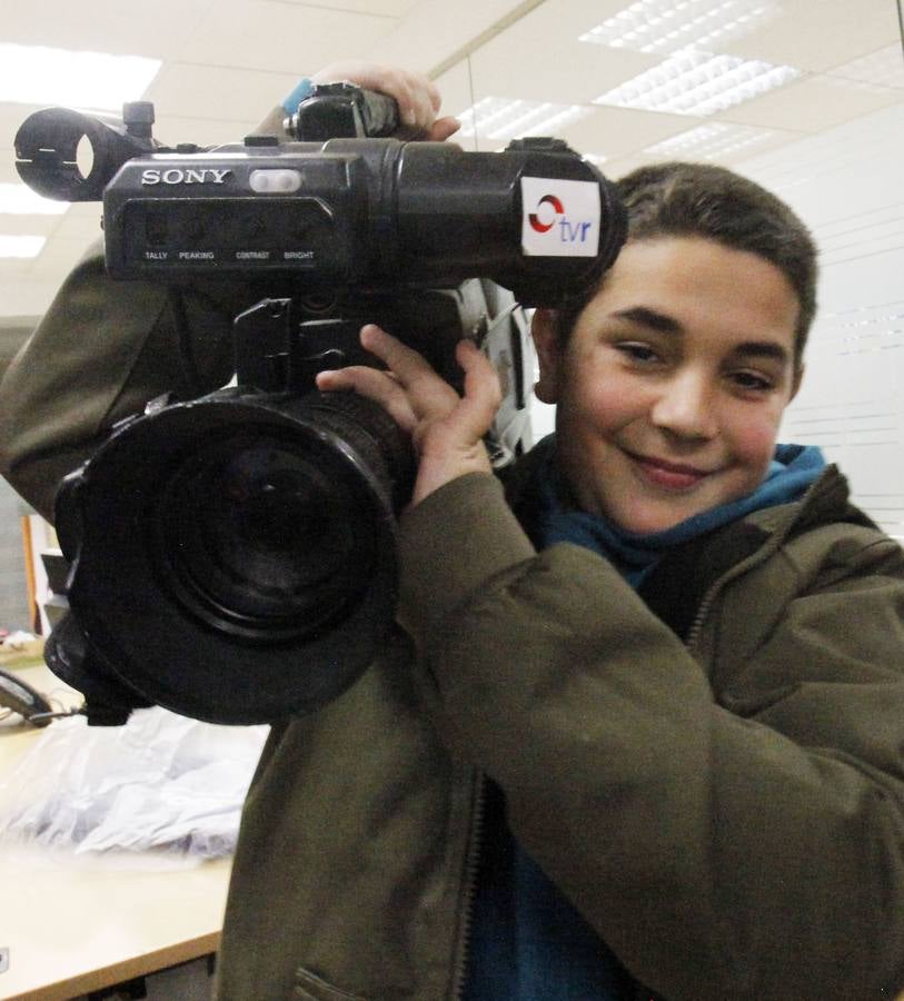Los alumnos de 6º B del Ceip Las Gaunas de Logroño visitan la multimedia de Diario LA RIOJA