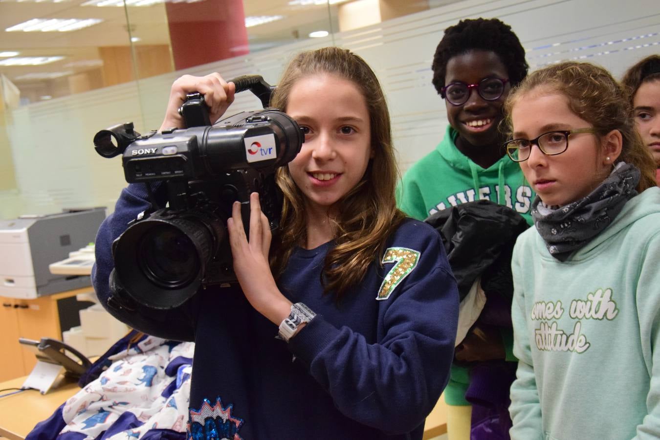 Los alumnos de 6º C del CEIP Las Gaunas visitan la multimedia de Diario LA RIOJA