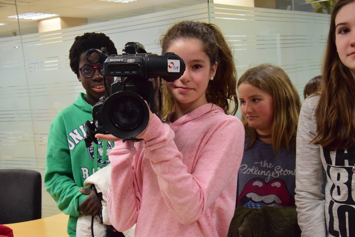 Los alumnos de 6º C del CEIP Las Gaunas visitan la multimedia de Diario LA RIOJA