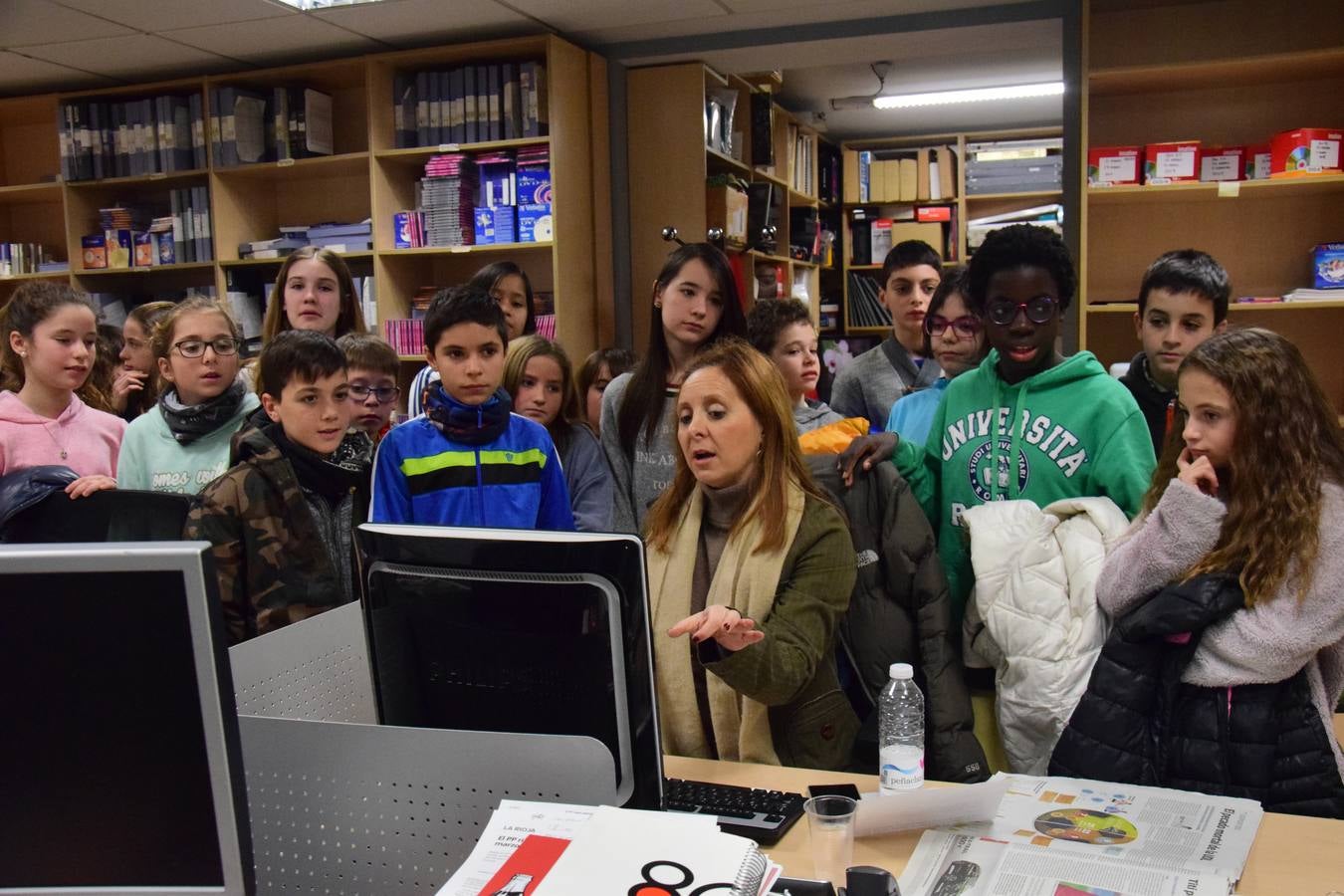 Los alumnos de 6º C del CEIP Las Gaunas visitan la multimedia de Diario LA RIOJA