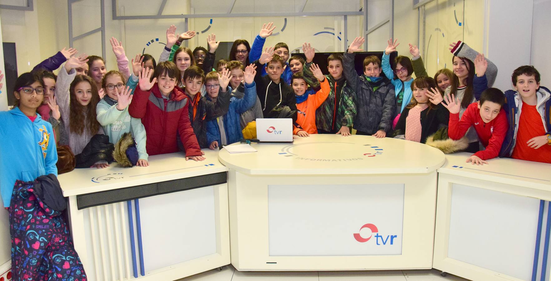 Los alumnos de 6º C del CEIP Las Gaunas visitan la multimedia de Diario LA RIOJA