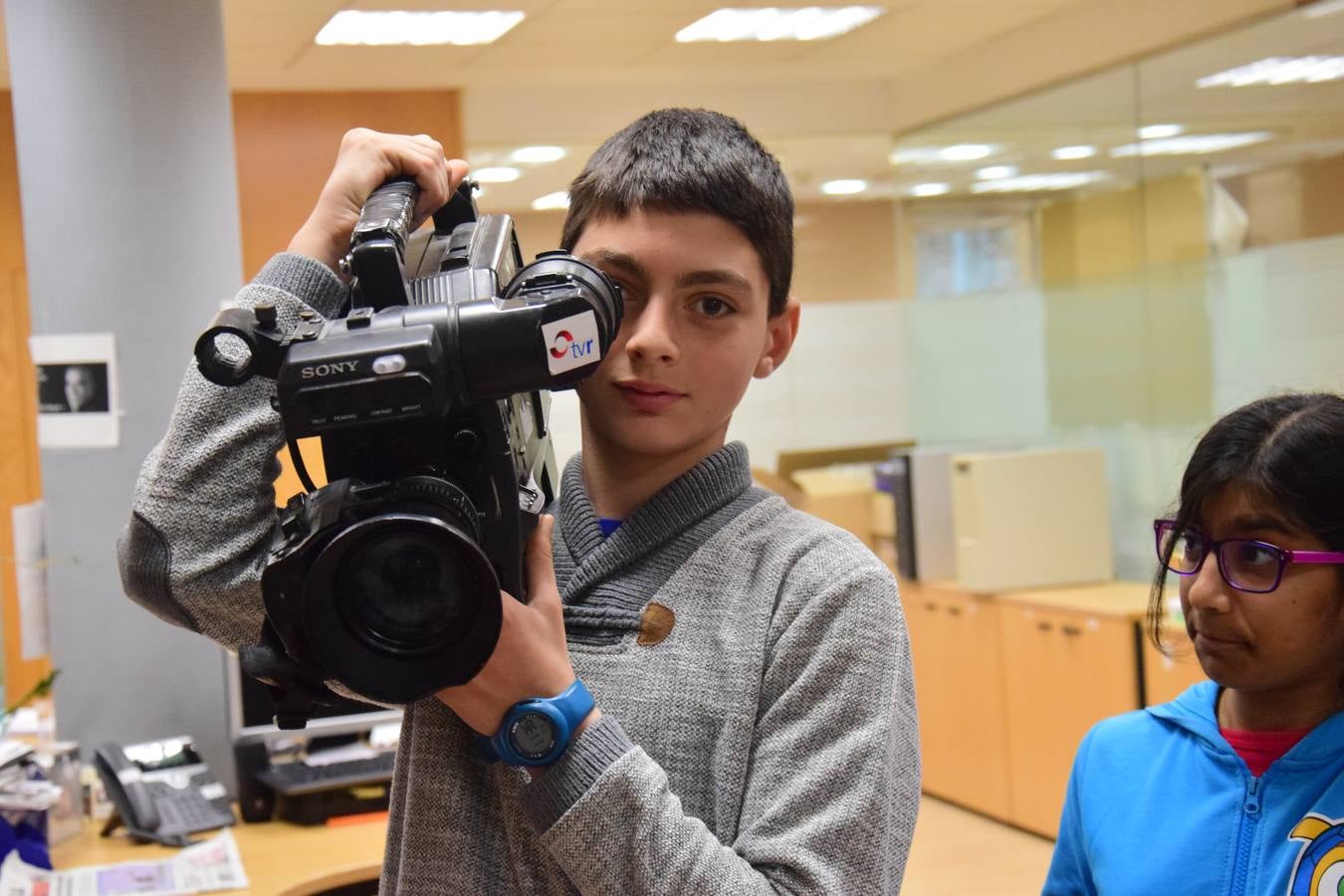 Los alumnos de 6º C del CEIP Las Gaunas visitan la multimedia de Diario LA RIOJA