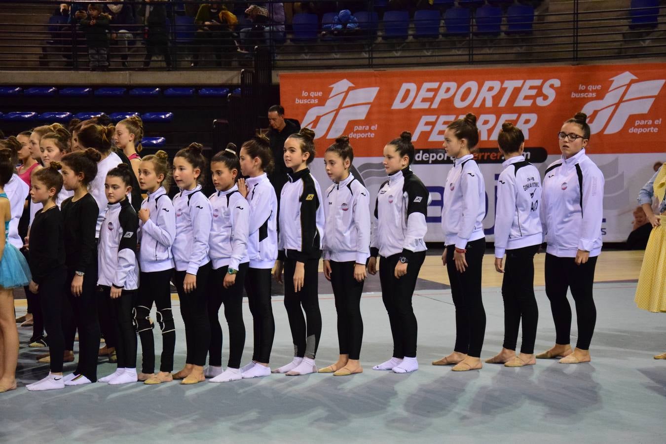 La selección de gimnasia rítimica, en Logroño