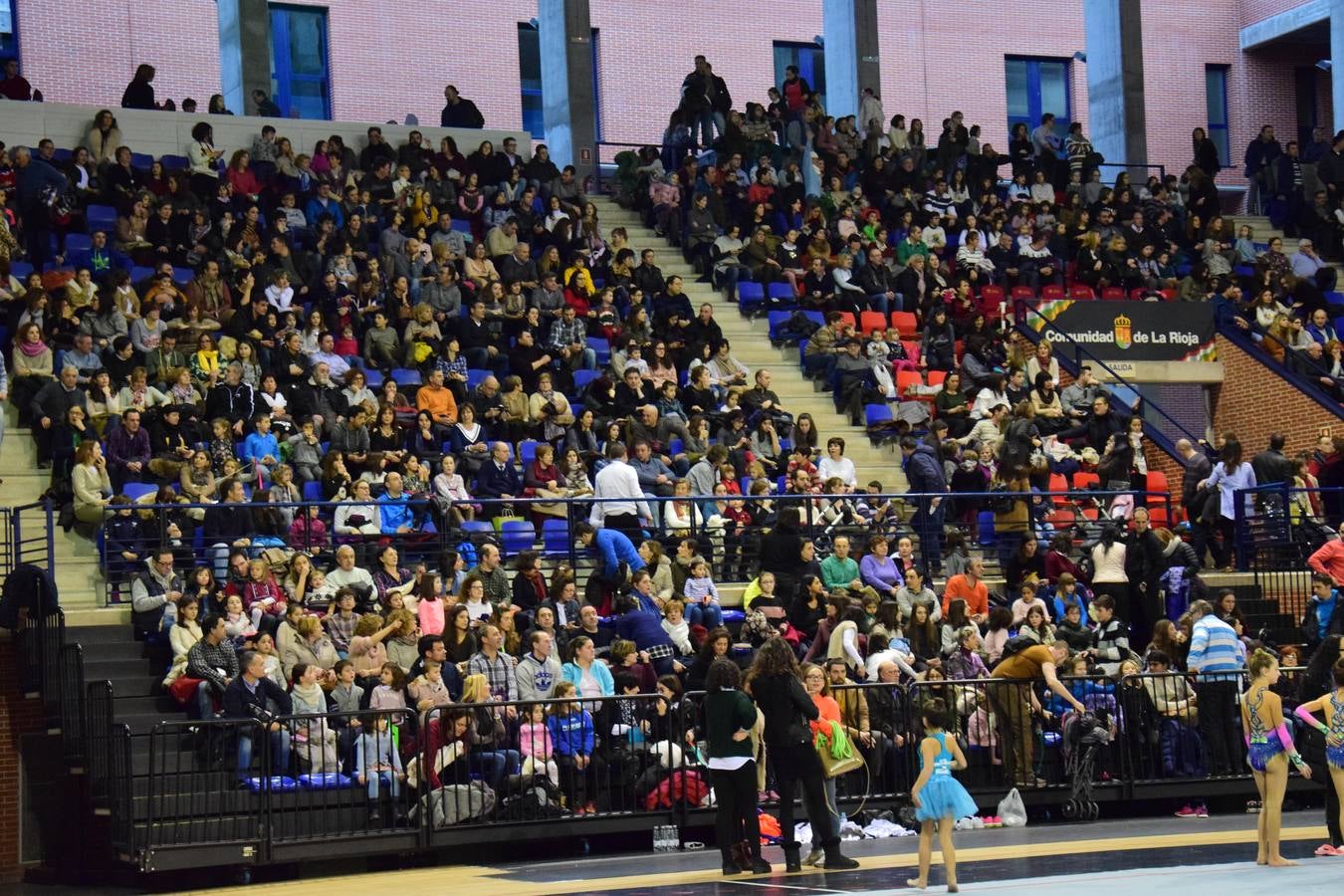 La selección de gimnasia rítimica, en Logroño