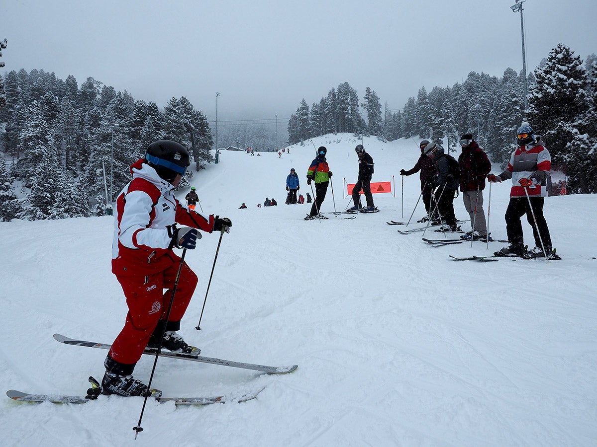 La nieve cubre el Pirineo catalán