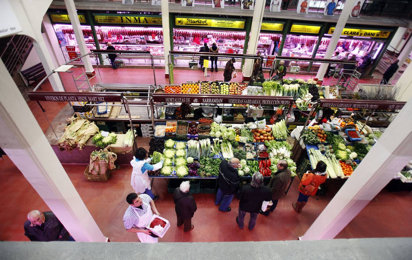 La Plaza de Abastos de Logroño ha celebrado San Blas