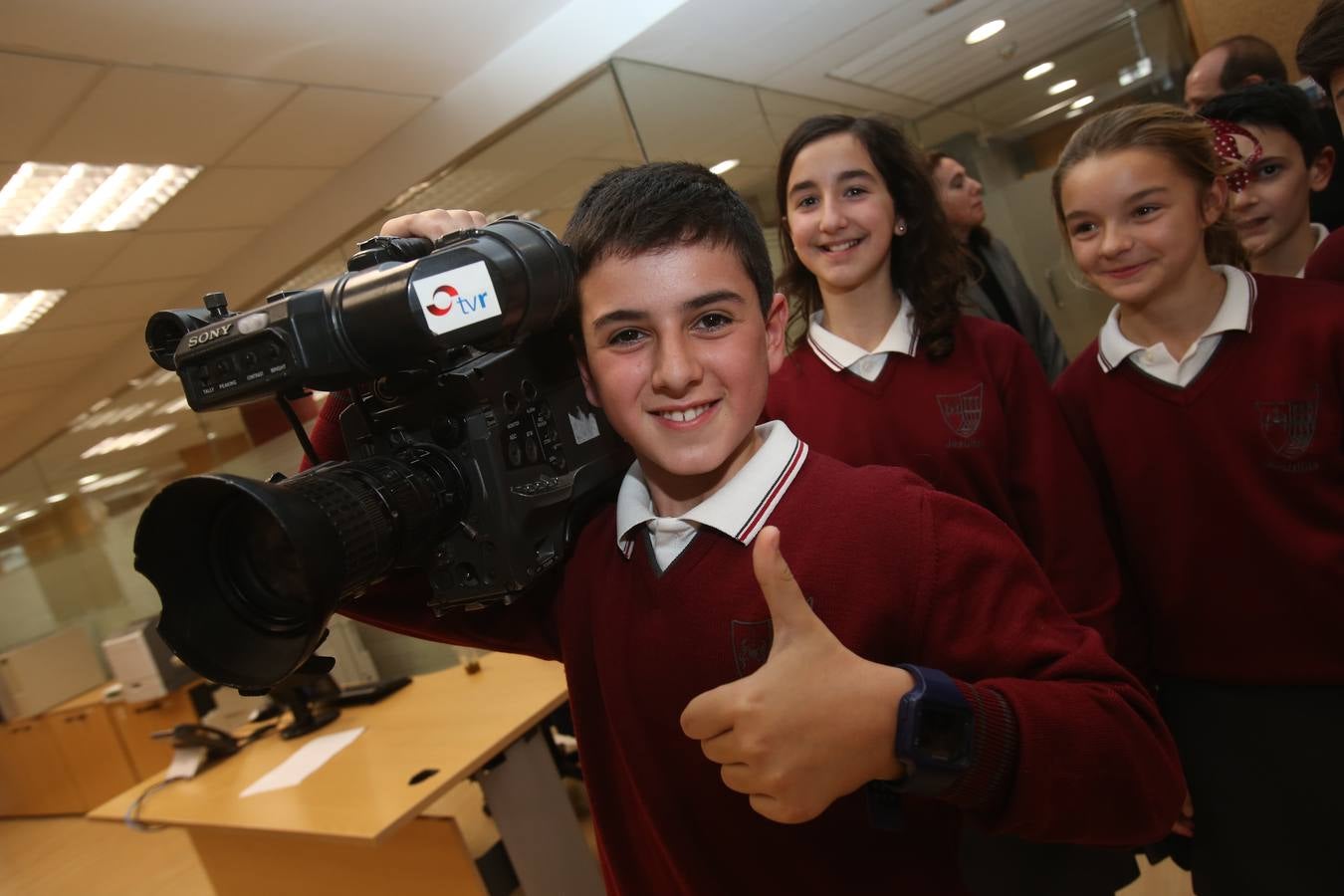 Visita de los alumnos de Jesuitas