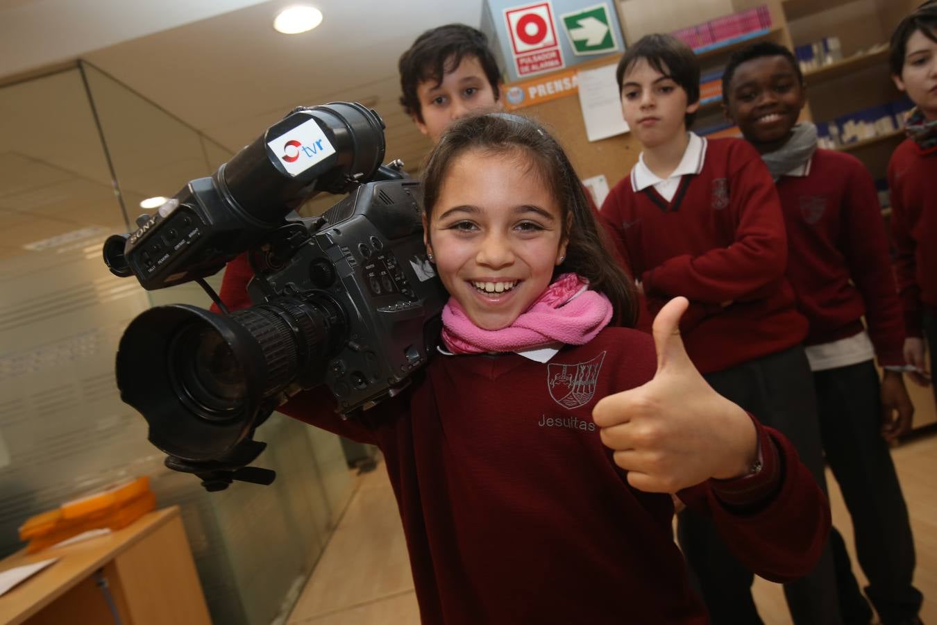 Visita de los alumnos de Jesuitas