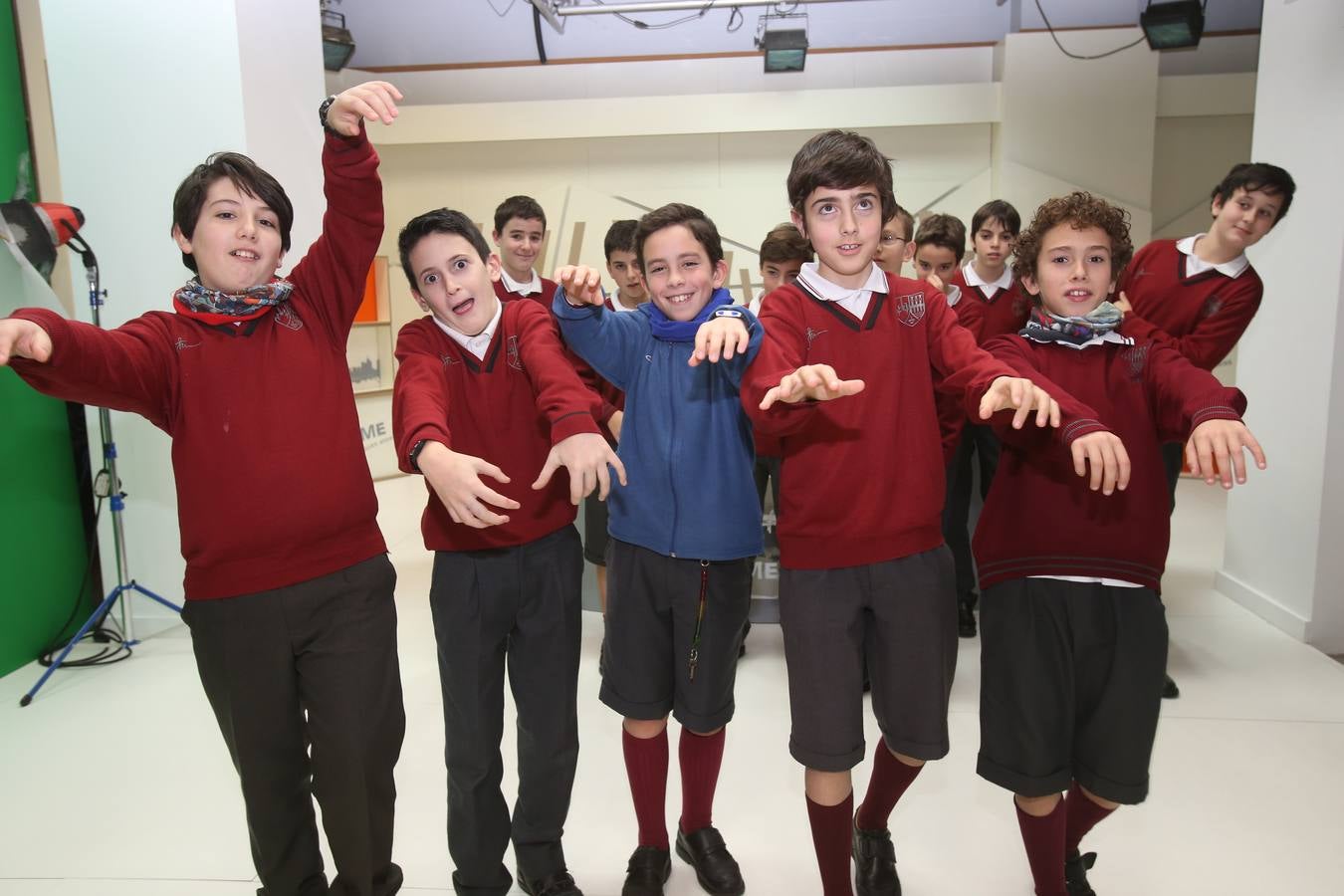 Visita de los alumnos de Jesuitas