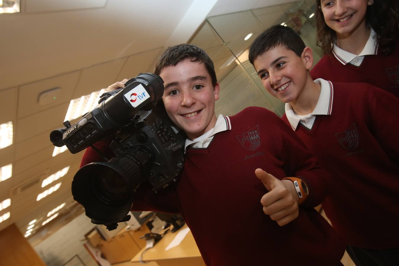 Visita de los alumnos de Jesuitas