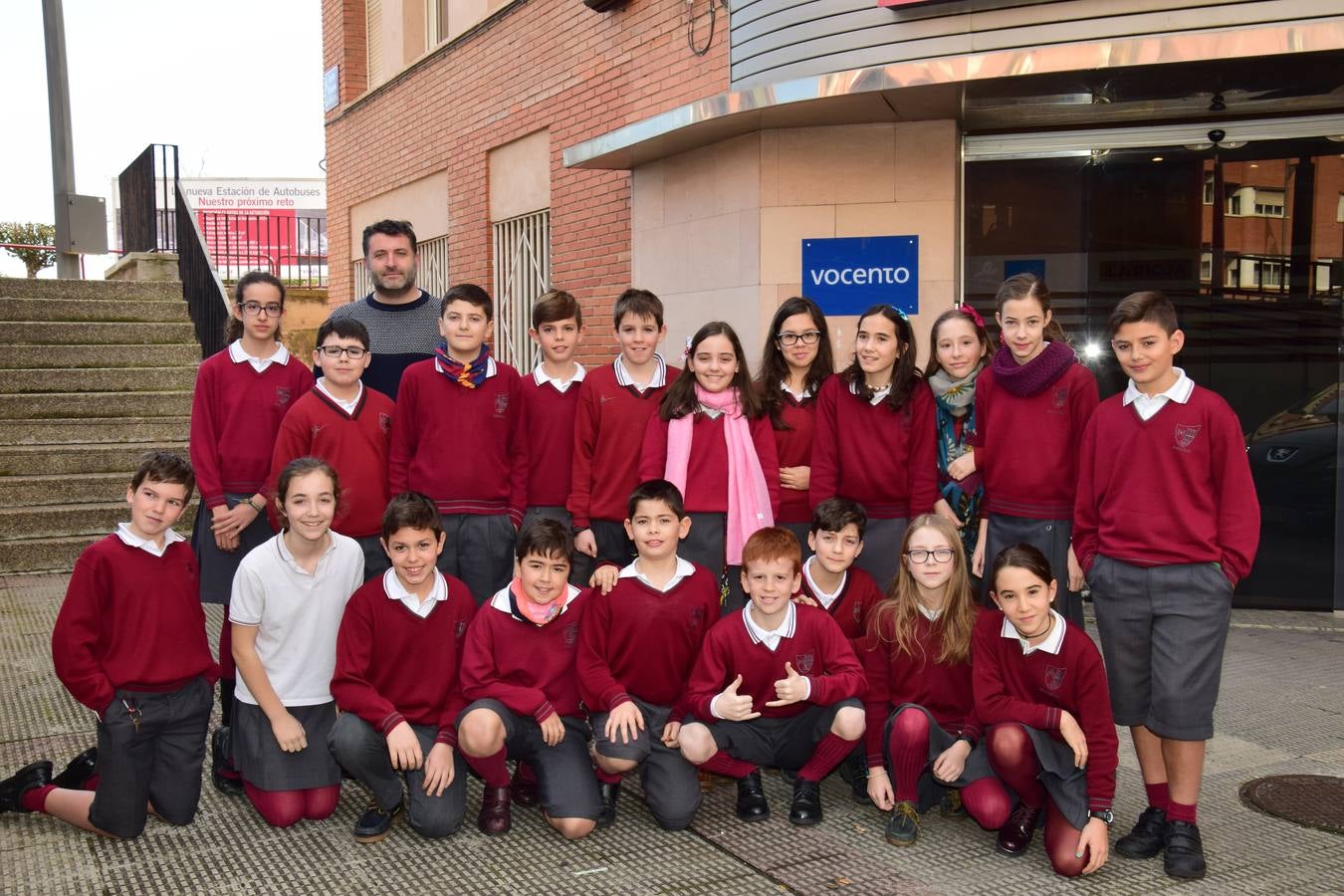 Visita de los alumnos de Jesuitas