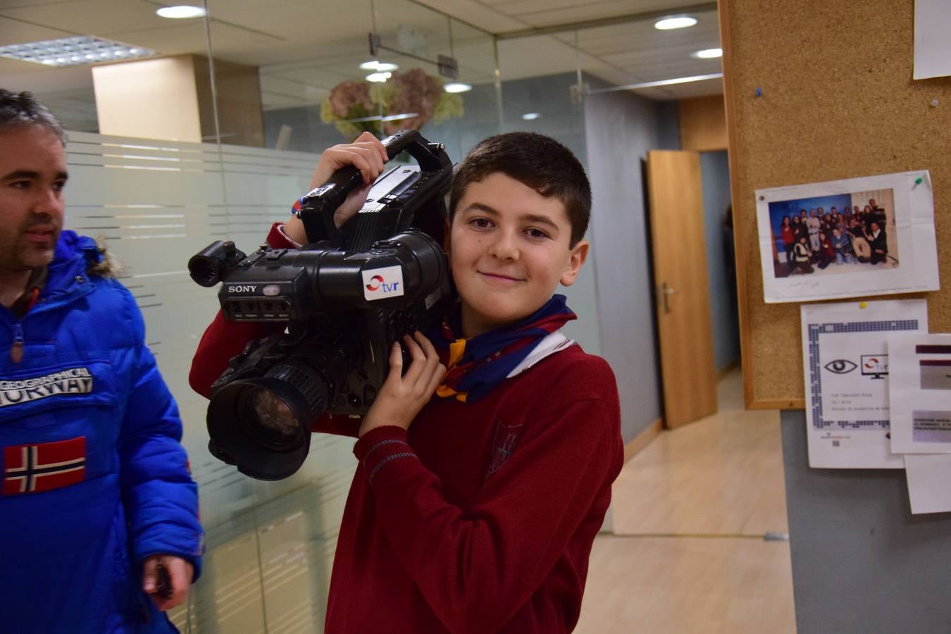 Visita de los alumnos de Jesuitas