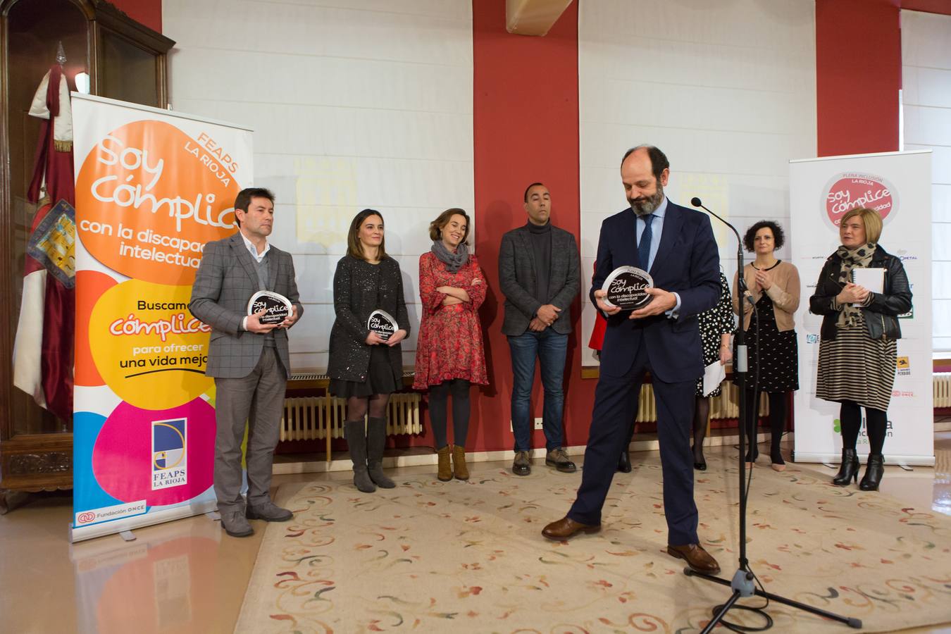 Presentación de la campaña &#039;Soy Cómplice&#039;, de FEAPS, con Lorenzo Quinn