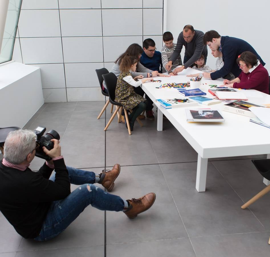 El Museo Würth acoge la sesión de fotos de la campaña de FEAPS &#039;Soy cómplice&#039;, con Lorenzo Quinn