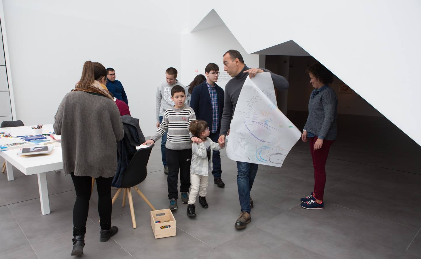 El Museo Würth acoge la sesión de fotos de la campaña de FEAPS &#039;Soy cómplice&#039;, con Lorenzo Quinn