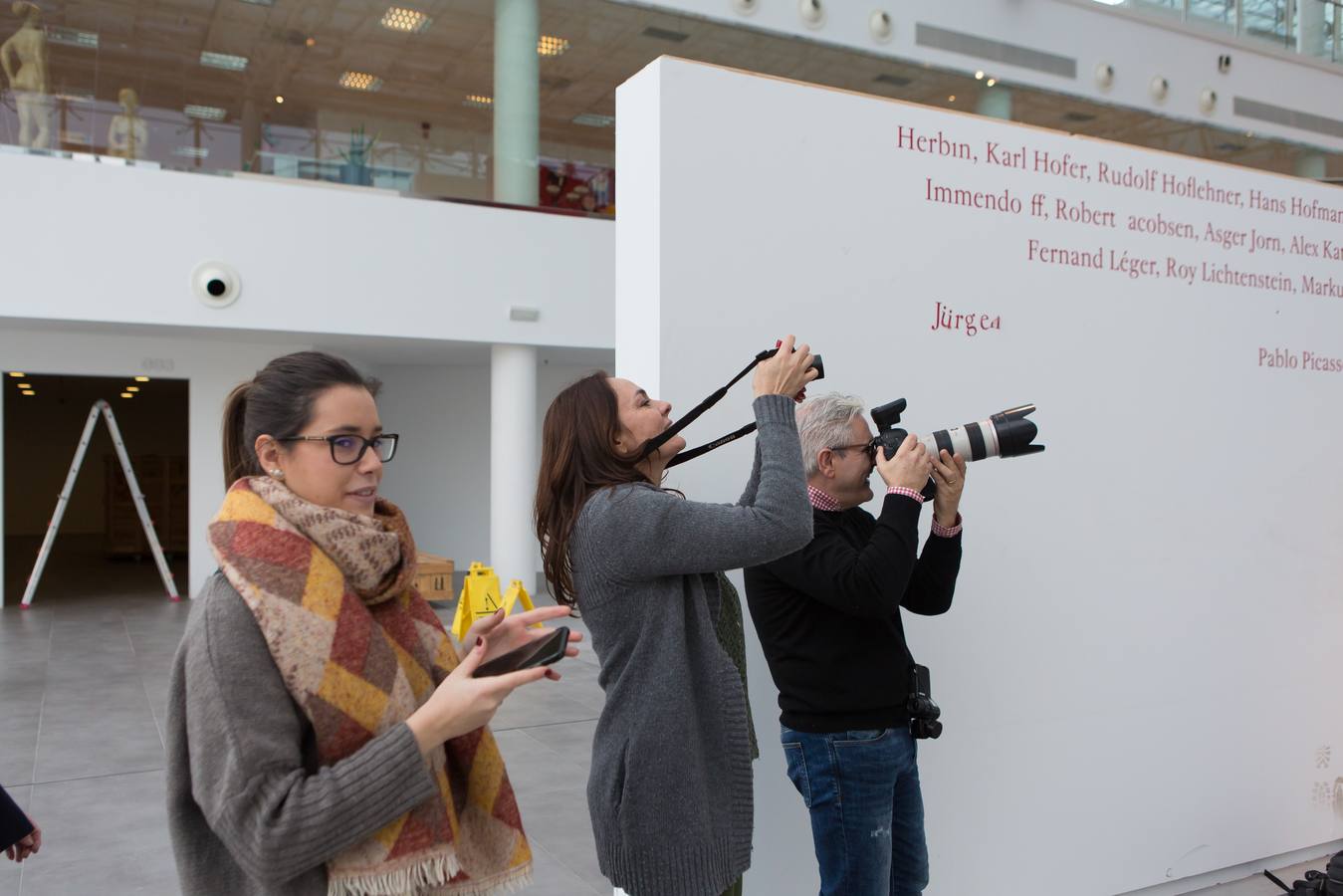 El Museo Würth acoge la sesión de fotos de la campaña de FEAPS &#039;Soy cómplice&#039;, con Lorenzo Quinn