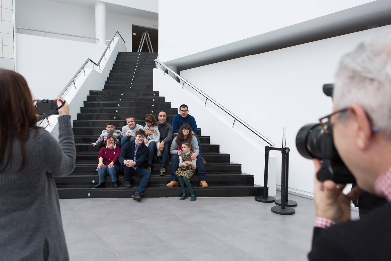 El Museo Würth acoge la sesión de fotos de la campaña de FEAPS &#039;Soy cómplice&#039;, con Lorenzo Quinn