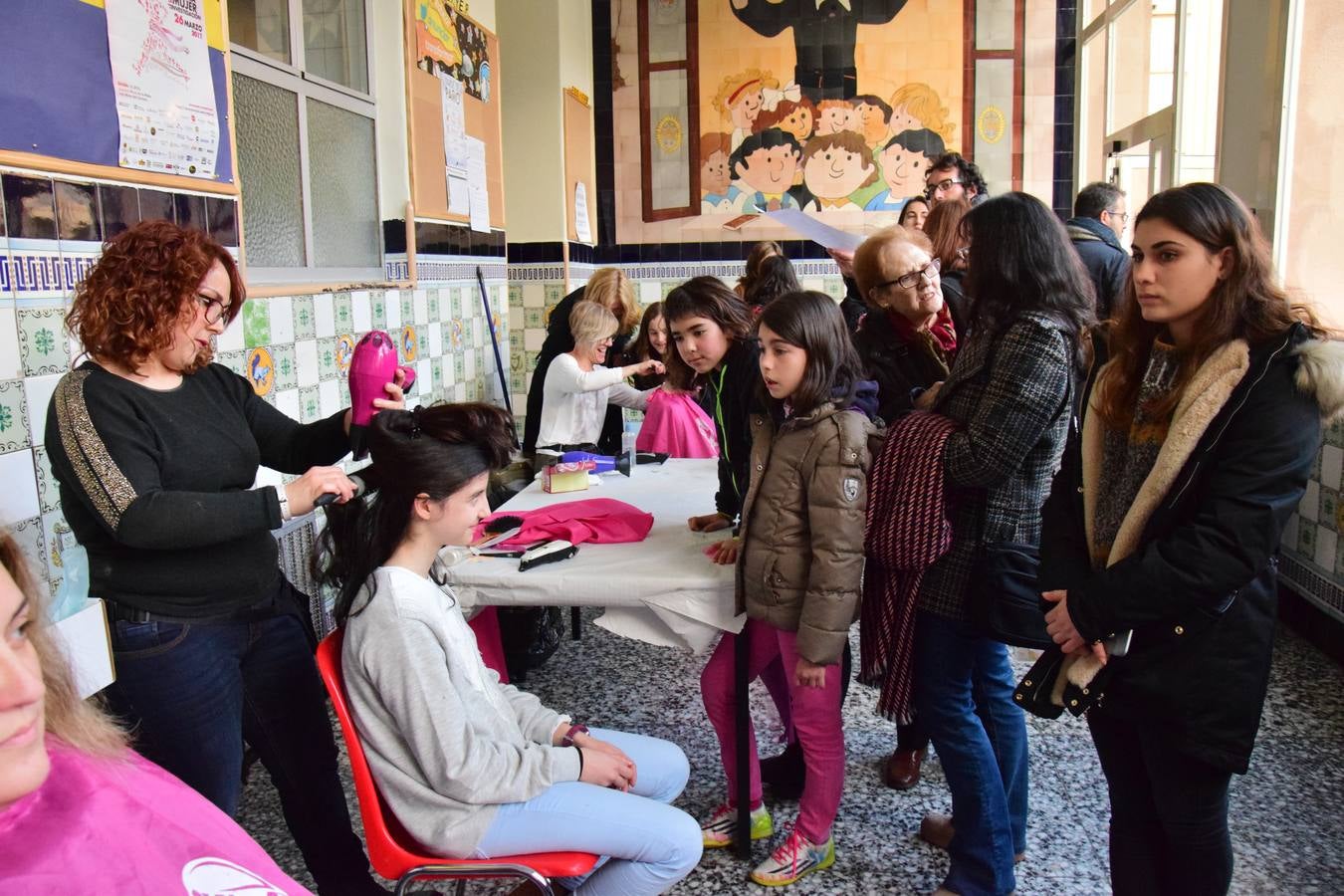 La APA de Escolapios promueve &#039;Cabellos por sonrisas&#039;