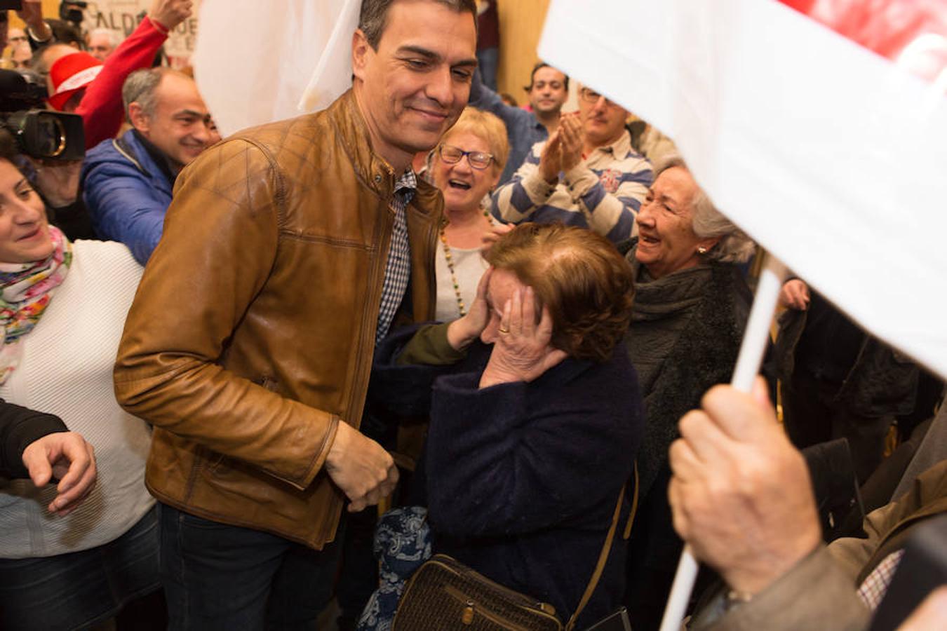 Pedro Sánchez en Aldeanueva de Ebro (I)
