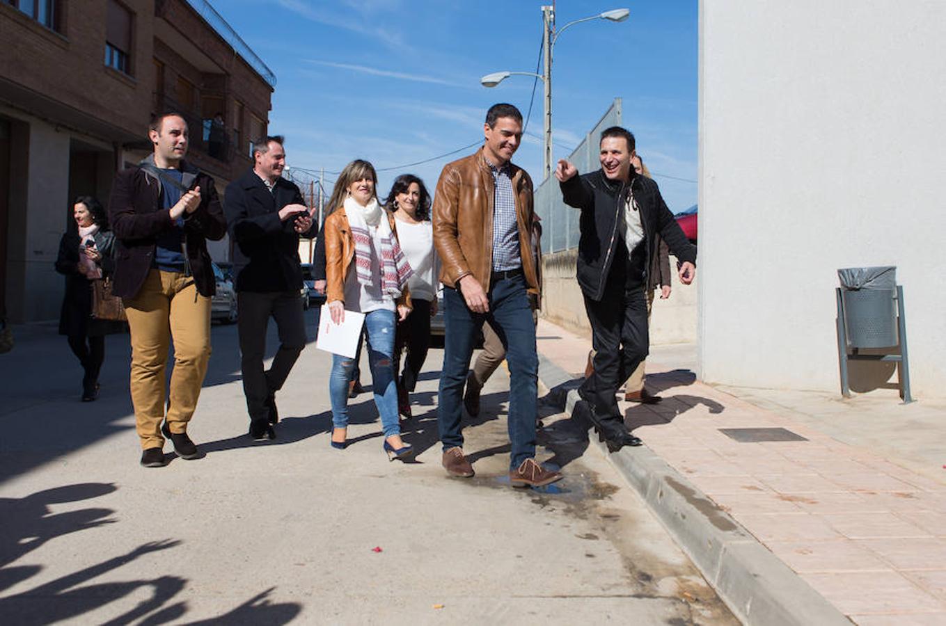 Pedro Sánchez en Aldeanueva de Ebro (I)