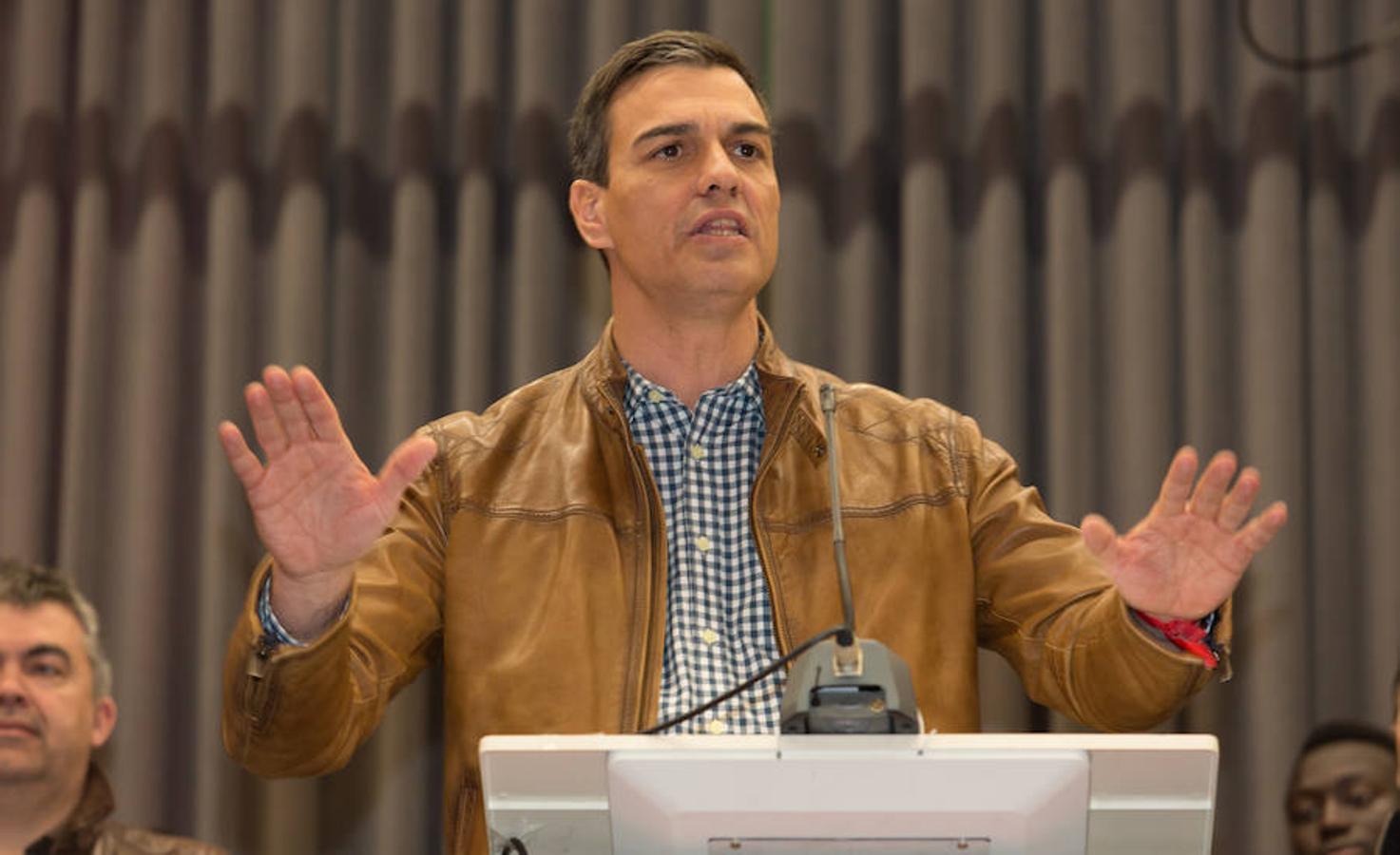 Pedro Sánchez en Aldeanueva de Ebro (II)