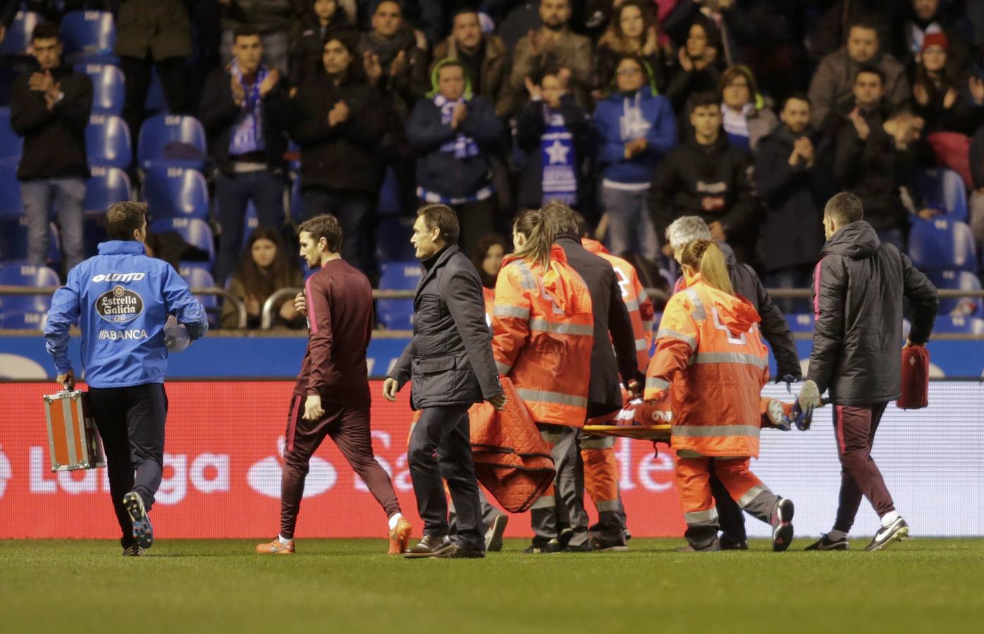 Las imágenes del susto de Fernando Torres