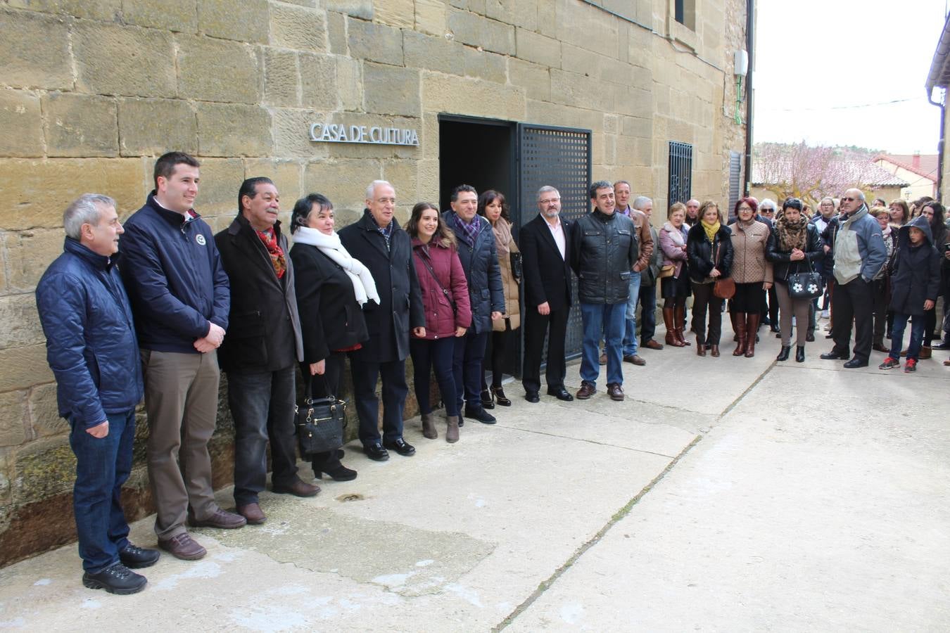 Inauguración de la Casa de Cultura de Ábalos