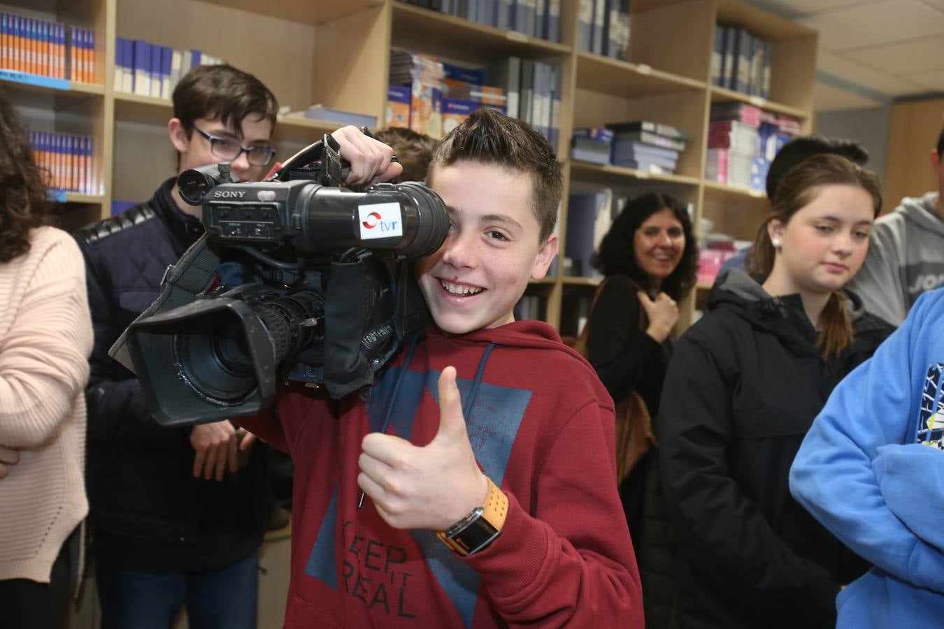 Los alumnos de 3 º de la ESDO FP del IES Laboral visitan la multimedia de Diario LA RIOJA