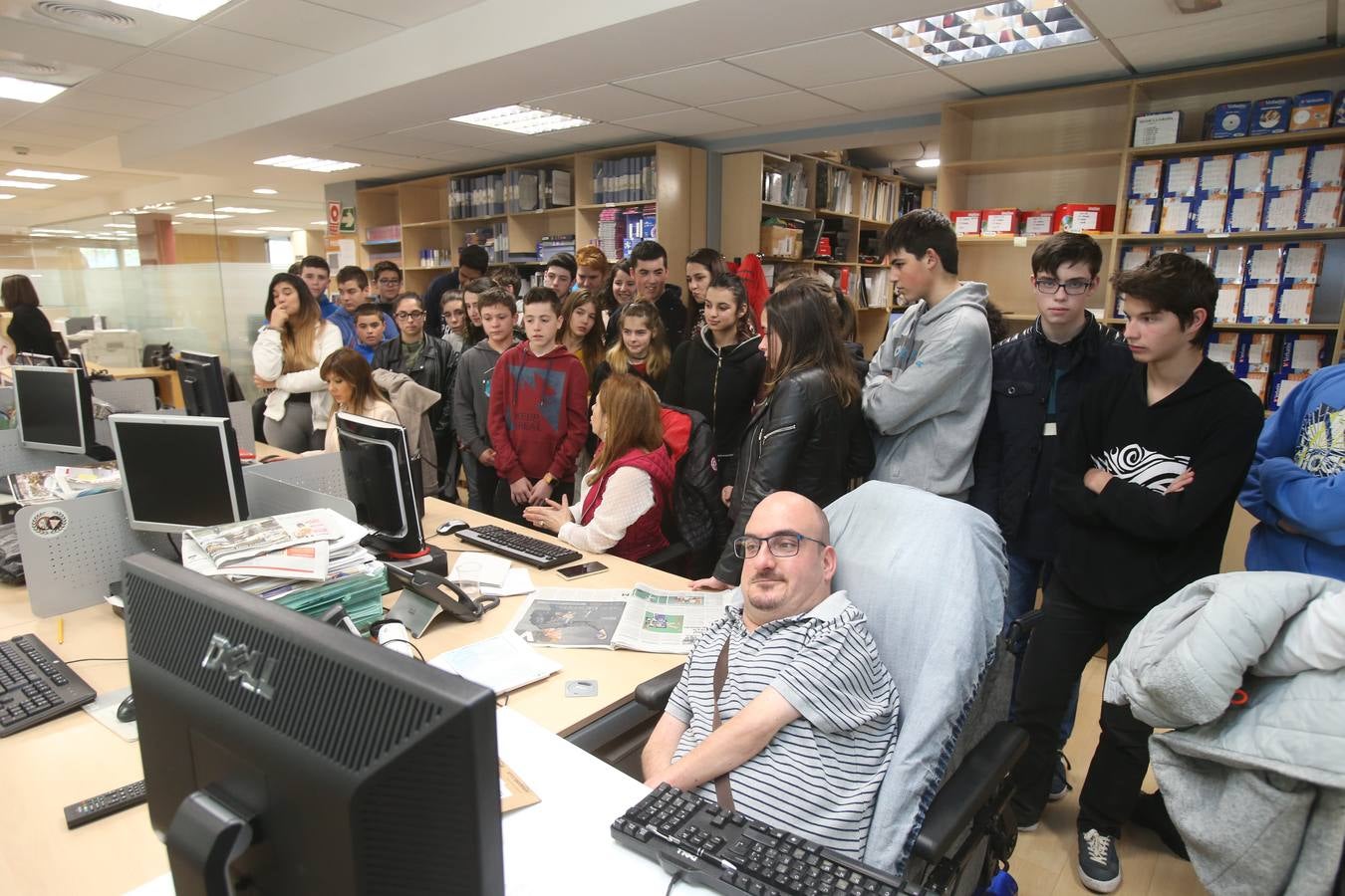 Los alumnos de La Laboral, en Diario LA RIOJA